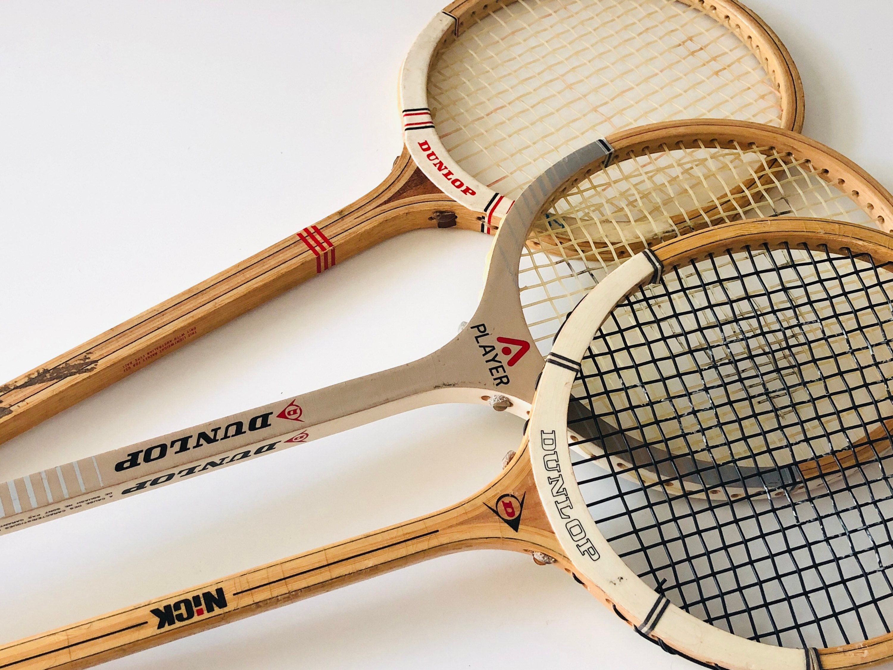 Vintage Squash DUNLOP Rackets Sports Equipment Movie Prop Wall Etsy