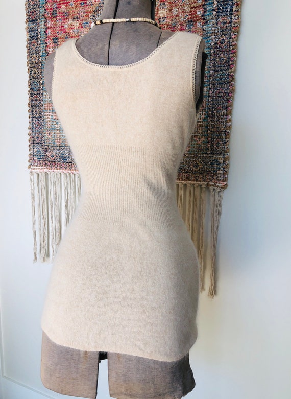 SALE Vintage KOCHER Angora Blend Camisole Undergarment Knit