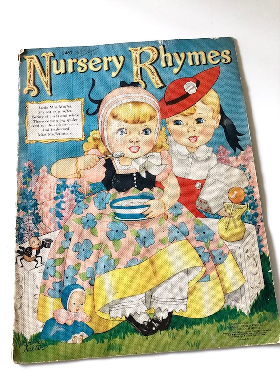 Old fashioned nursery rhyme books sales