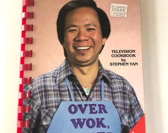 Wok vintage avec Yan Stephan Yan sur wok sous-payé BEST SELLER Années 80 *Livraison gratuite avec le deuxième achat*