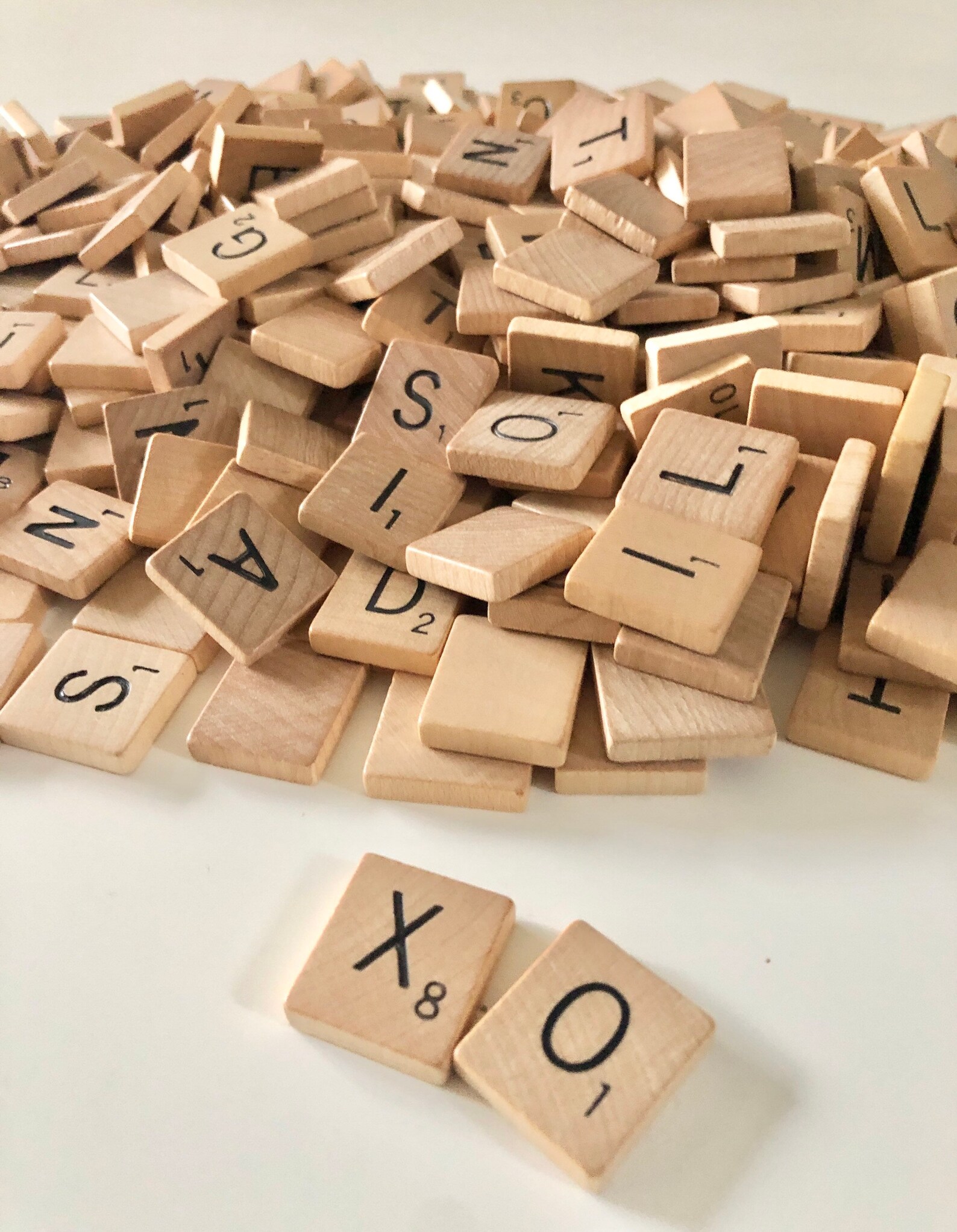 Vintage Scrabble Tiles 350 Pieces Craft Game Etsy