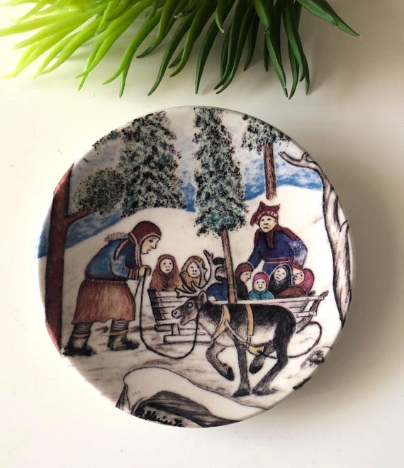 9 ARABIA FINLAND Wall Plates Designed by Andreas Alariesto 80's