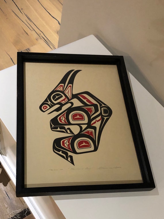 SALE Clarence Wells Northwest Coast Artist Mountain Goat Artist