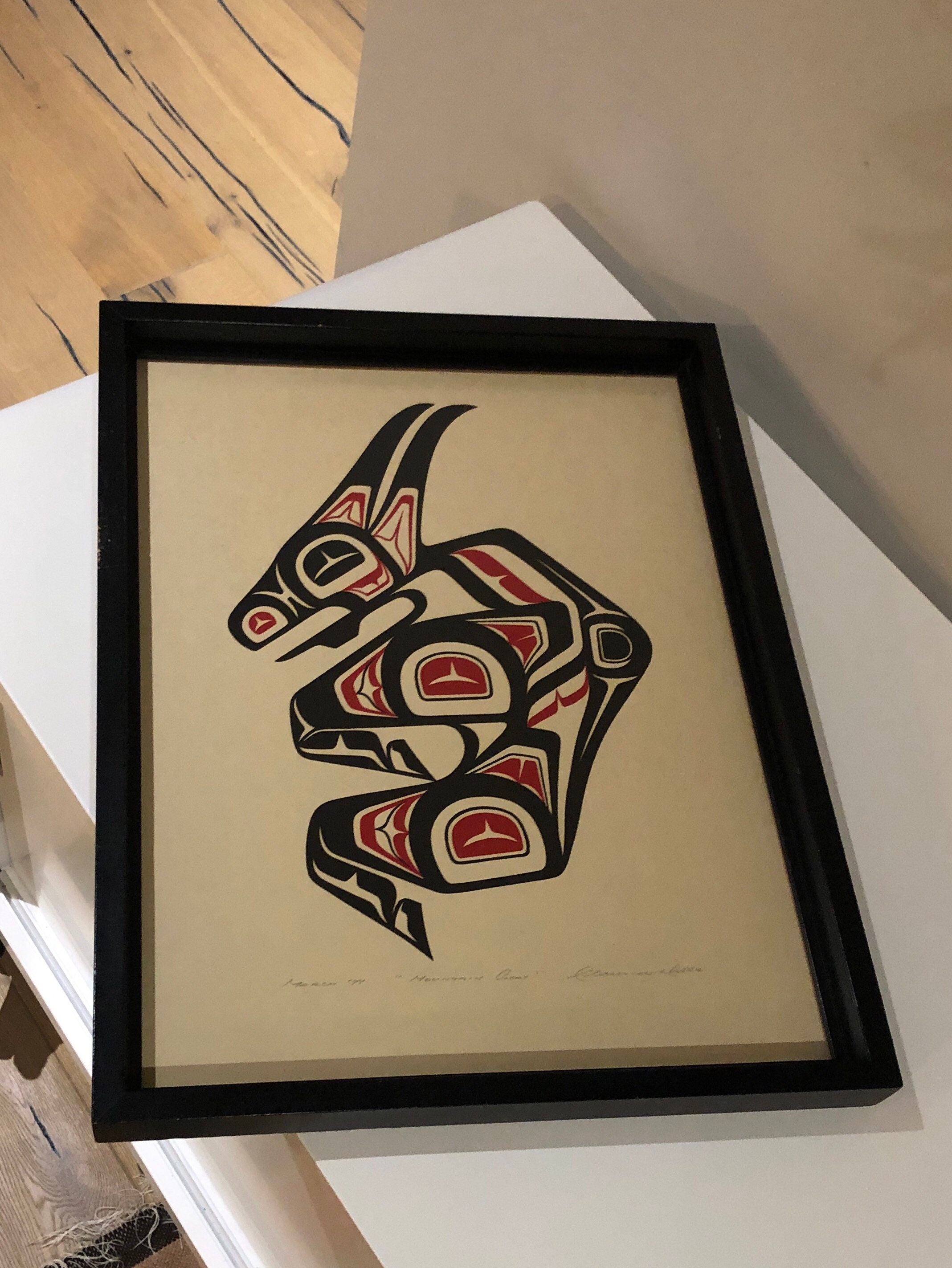 SALE Clarence Wells Northwest Coast Artist Mountain Goat Artist