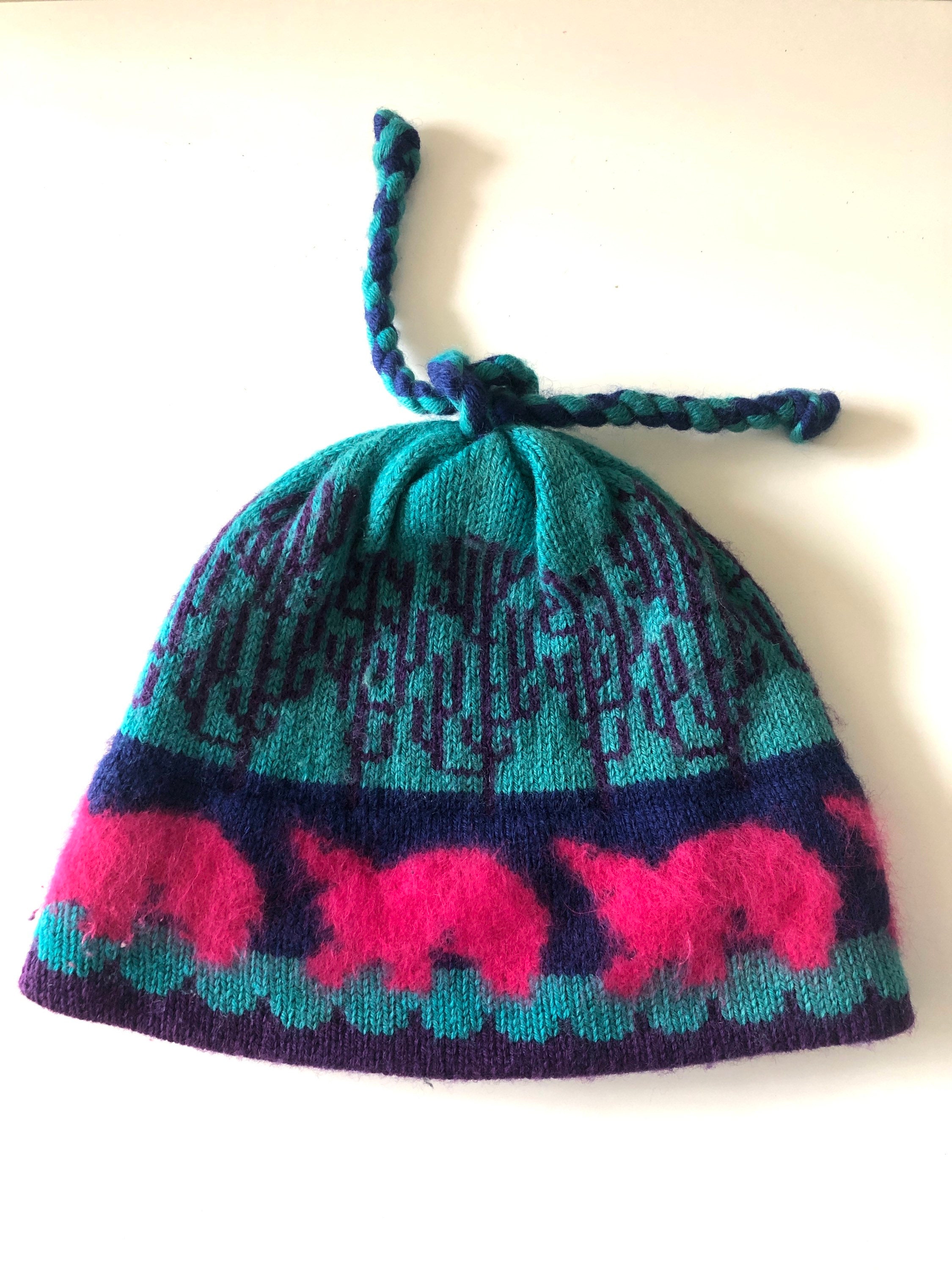 MERKLEY Wool Jacquard Knit Hat Murray Merkley - Etsy main image 4