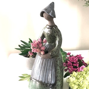SALE Vintage 11.5 Inch Jie Gantofta Sweden Design Eli’s Bourelius Figurine Ceramic Mid Century Home Decor