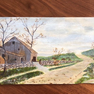 Lorne Holland Bouchard Antique Artwork Oil On Board Painting Signed Early 1900&#39;s Original Art Signed Highly Collectible Canadian Artist