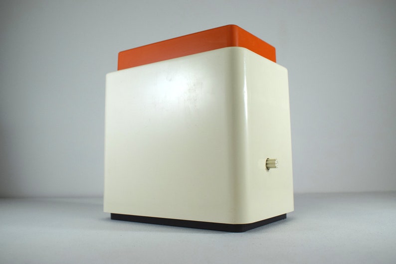 Vintage 1970/'s Orange Plastic Mod Cuisinart Kitchen Scale Made in France