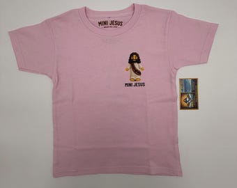 Mini Jesus com fé infantil