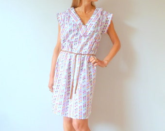 Loose dress in soft cotton