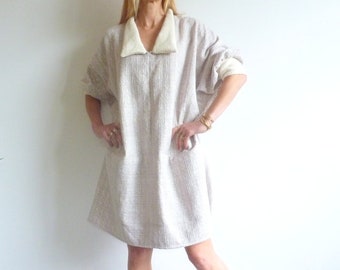 Robe ample en tweed pastel NINON