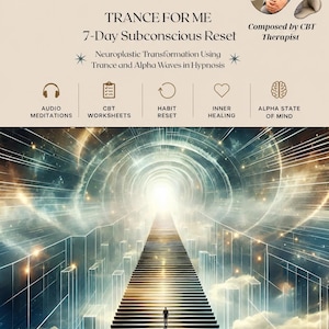 7-Day Subconscious Reset Course | Neuroplasticity, Alpha Waves, CBT Hypnosis (Digital Download)