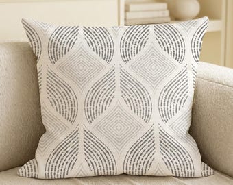 Geometric Pillow Cover Neutral Cushion Aesthetic Comfy Cushion Home Decor Pillow Living Room Bedroom Cushion