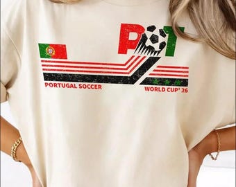 Portugal Soccer World Vintage Comfort Colors Shirt