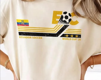 Ecuador Soccer World Vintage Comfort Colors Shirt
