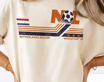 Netherlands Soccer World Vintage Comfort Colors Shirt