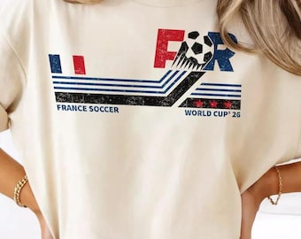 France Soccer World Vintage Comfort Colors Shirt