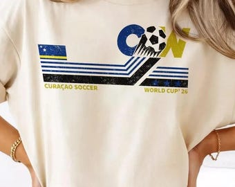 Curacao Soccer World Vintage Comfort Colors Shirt