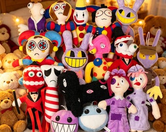Erstaunlicher Digitaler Zirkus,Clown Plüsch-Spielzeug,Gefüllte Puppe, Cartoon Plüsch, Anime Plüsch, Fertig Lager Plüsch