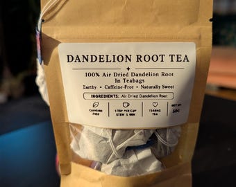 Dandelion wellness tea
