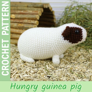 Hungry guinea pig amigurumi crochet pattern