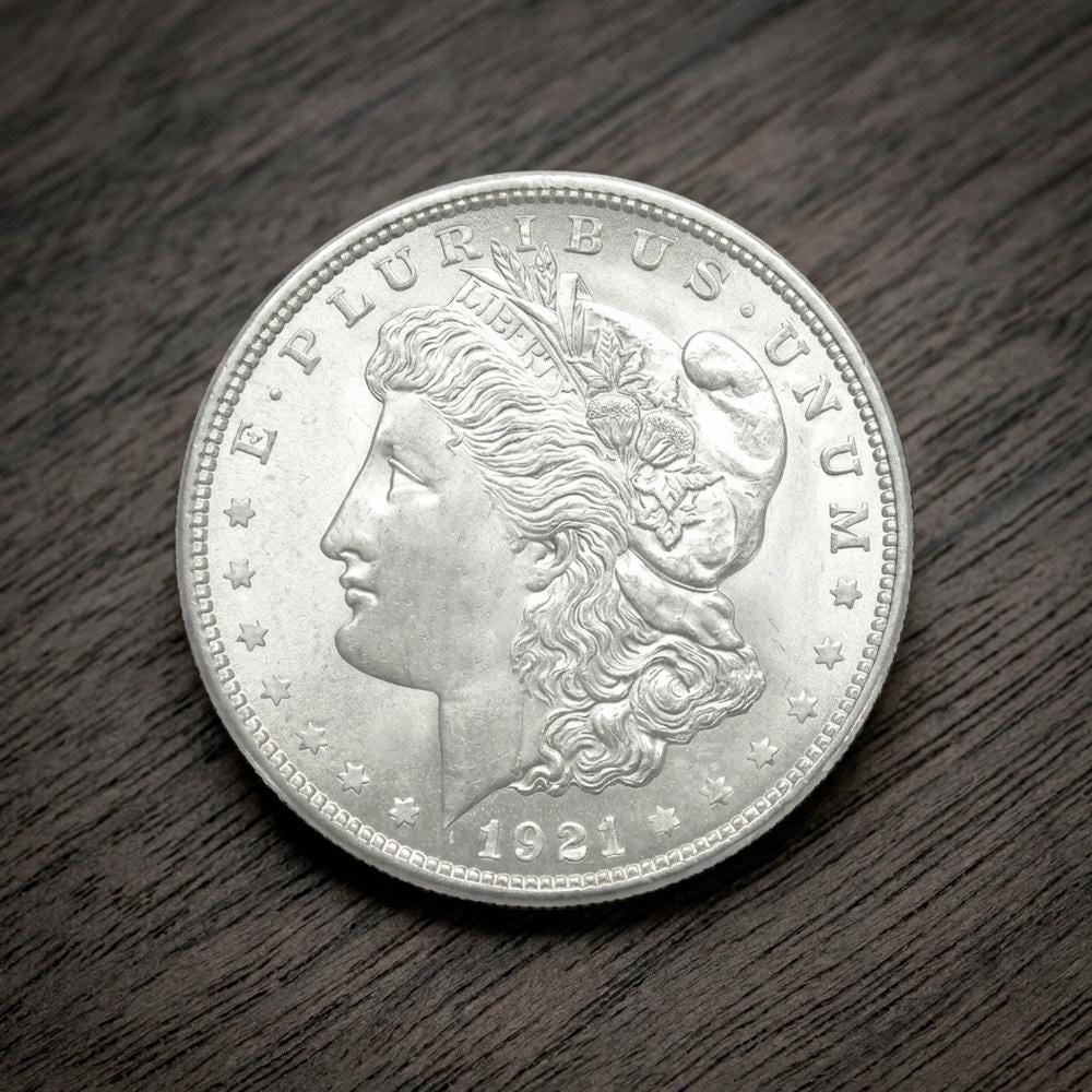 1921 silver dollar - Etsy 日本