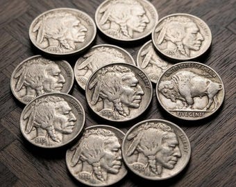 7 クラシックな古いアメリカのコインコレクション - 20 世紀初頭の銀貨