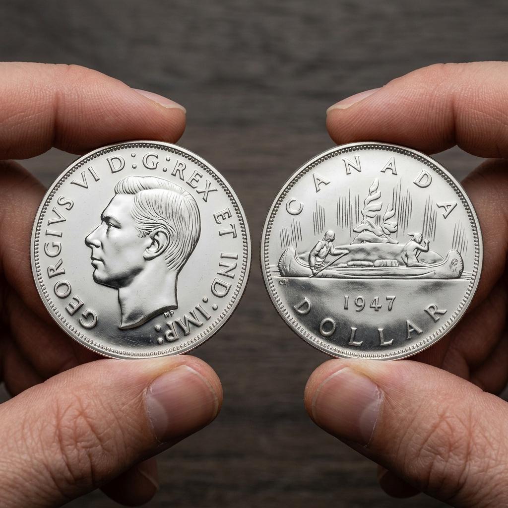 Canadian coins 1948 silver dollar - Etsy 日本