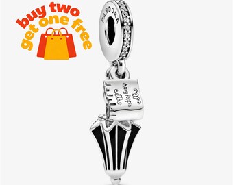 Umbrella silver dangle charm,925 Sterling Silver Charm Bracelet Compatible with Pandora for Girls Gift