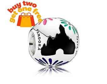 Fantasyland Fireworks-bedel, 925 sterlingzilveren bedelarmband compatibel met cadeau Pandora voor meisjes