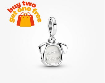 My Pet Dog Dangle Charm,925 Sterling Silver Charm Bracelet Compatible with Pandora for Girls Gift