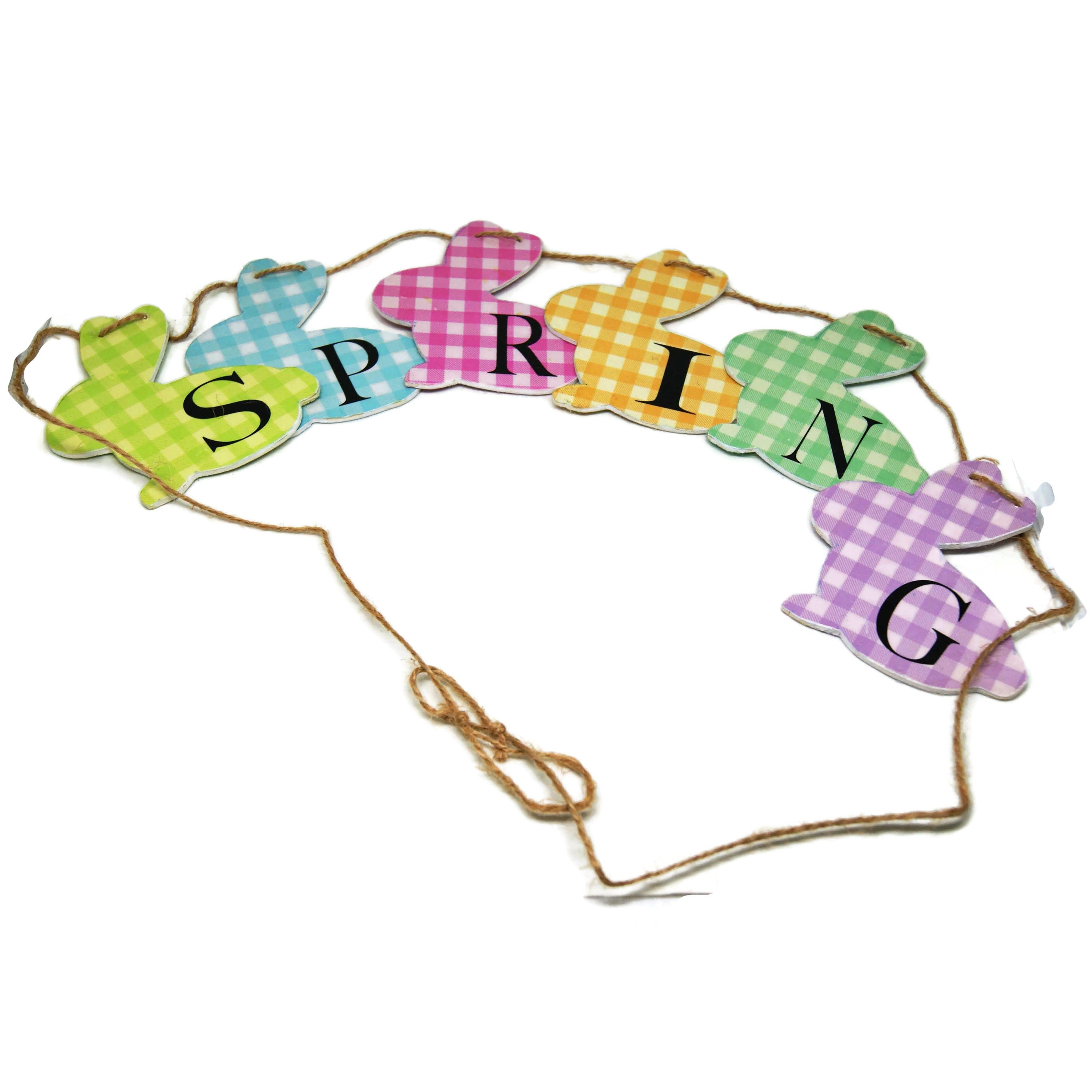 Guirlande de Lapins - Guirlande Pâques Pour Le Printemps