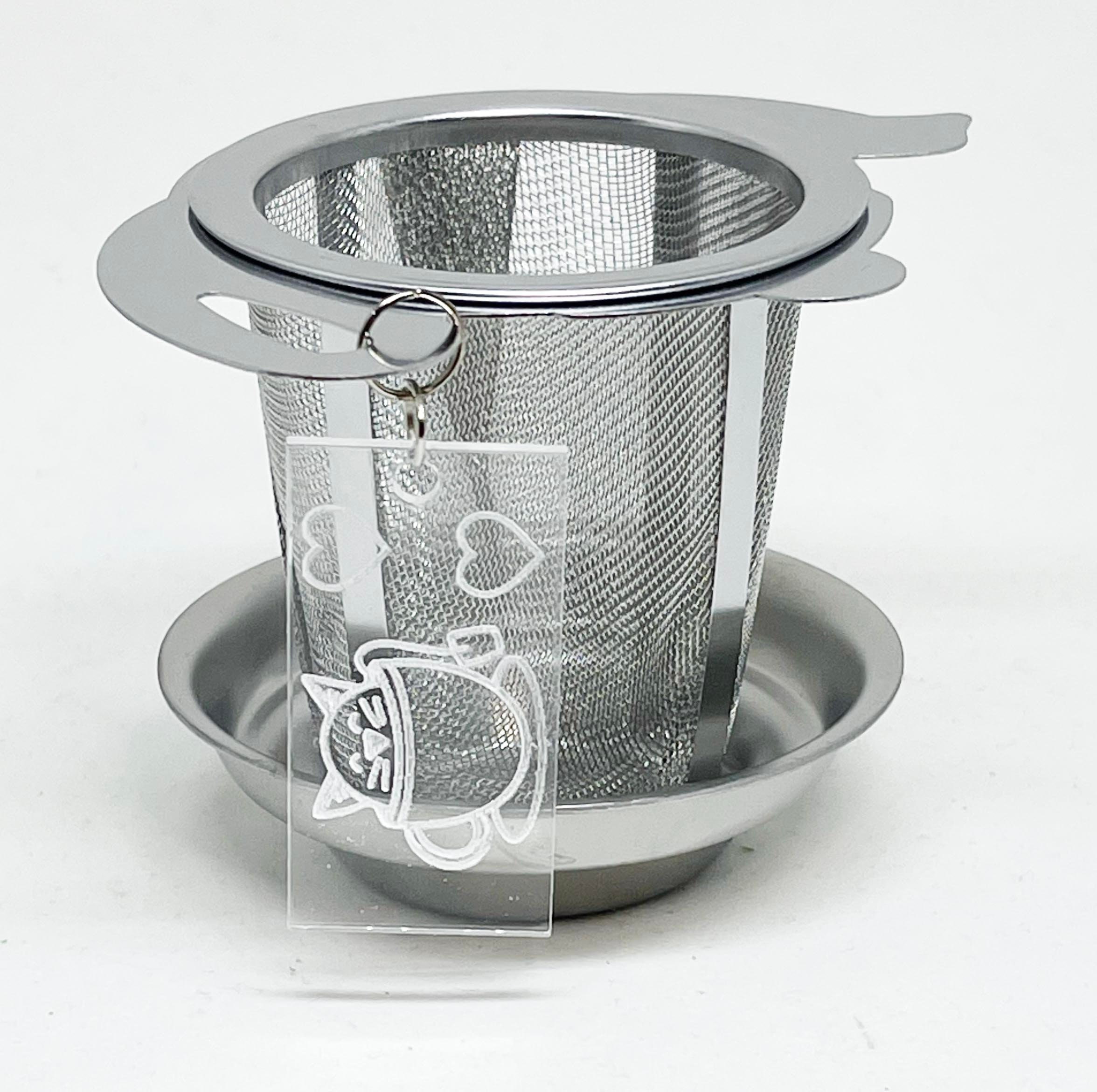 Infuseur à Thé Personnalisé - Filtre Réutilisable Cadeau Amoureux Du Accessoire Pour Le Thé