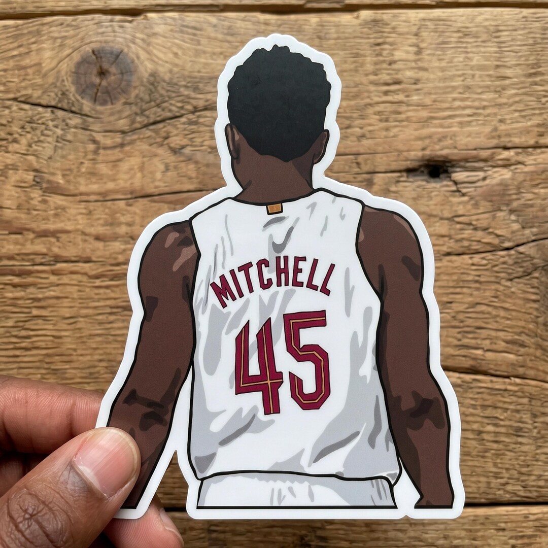 Ty Mitchell Sticker Donovan Mitchell Back-to Sticker, Kiss-cut Sticker, Logo Vinyl Stickers ...