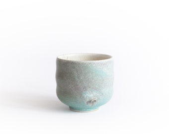 Handmade Ceramic Tea Cup, Glazed Stoneware Mug, Minimalist Home