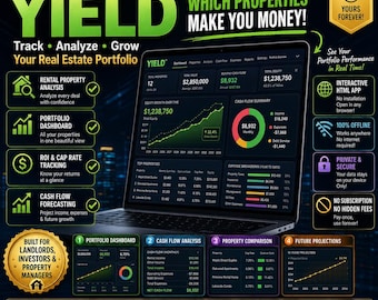 Rental Property Analyzer, Real Estate Investment Calculator | Cash Flow, Cap Rate, ROI, BRRRR, Mortgage | Offline App, No Subscription
