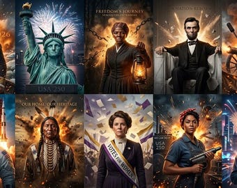 250th Anniversary USA Digital Image Bundle