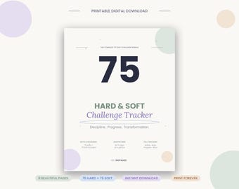 Digital 75 Soft & Hard Challenge Tracker