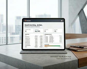 Rental Property Spreadsheet, Landlord Tracker for Rent Roll & Tenants, Property Management Template, Income Expense Excel Google Sheets