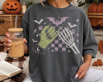 Comfort Colors Funny Halloween Tshirt, Retro Halloween Tee, Spooky Season Shirt, CPS179