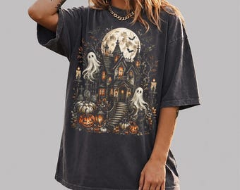 Retro Ghost Vintage Horror Shirt, Spooky Season, Ghost Halloween Tshirt, Tis the Season, CPS116