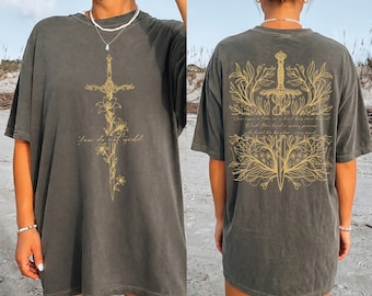 Comfort Colors Yo do not Yield Shirt, Throne of Glass Fan Tshirt, CPS37