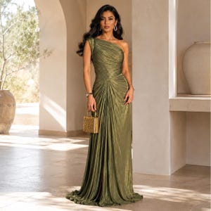 solene sage green satin long wedding guest dress reviews UNDRESS | SOLENE sage green satin long wedding guest dress | Women's Green Maxi dresses