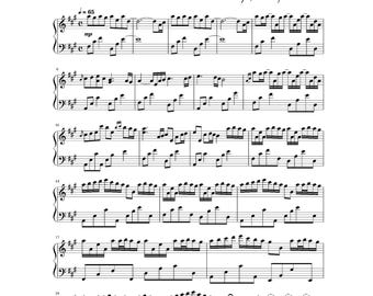 El río fluye en ti – YIRUMA - Partitura para piano en PDF | Descargar - Solo de piano