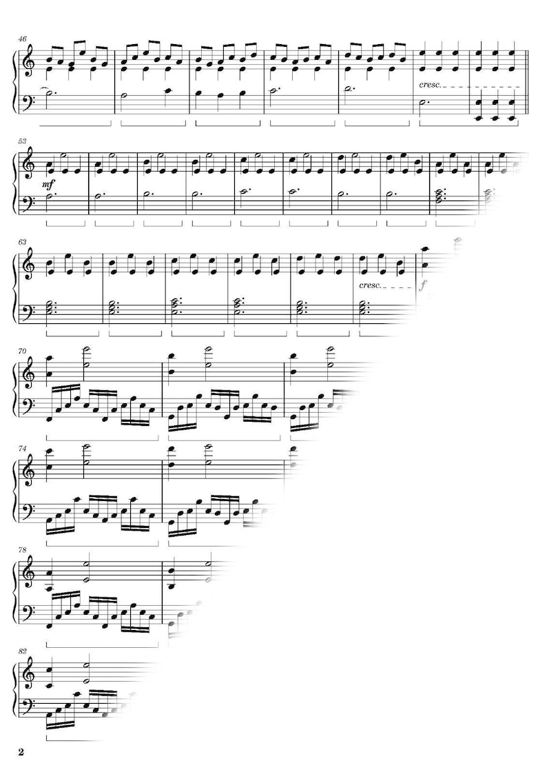 Interstellar Piano Sheet Music PDF – Main Theme (easy/intermediate ...