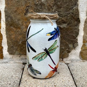Spare Change Jar ~ Dragonflies