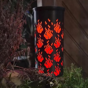 Solar Lantern 3D Print STL, Geometric Garden Light Cover, Outdoor Solar Light Housing, LED Diffuser Model, Digital STL 3MF File Download