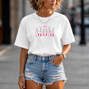 Mom Our Eternal Sunshine T-Shirt, Mother's Day Gift for Best Mom Ever, Loving Mama Tee, Distressed Print Mother's Day Shirt