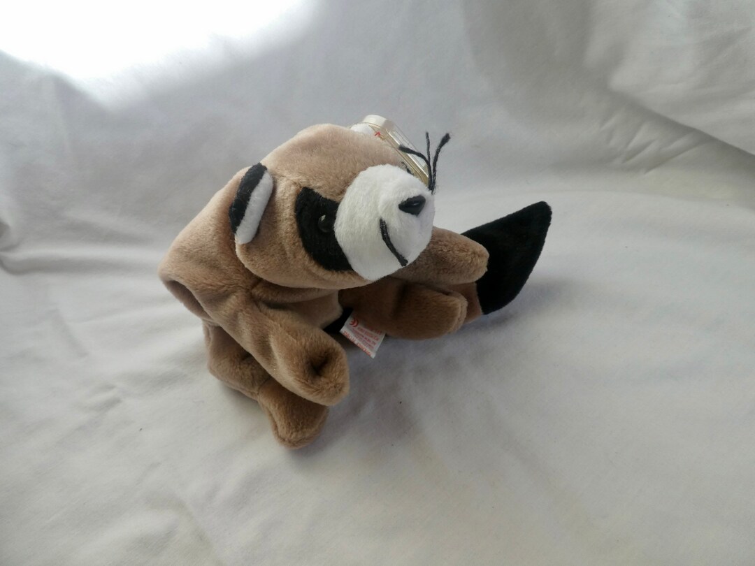 Ty Beanie Babies Ringo the Racoon Etsy