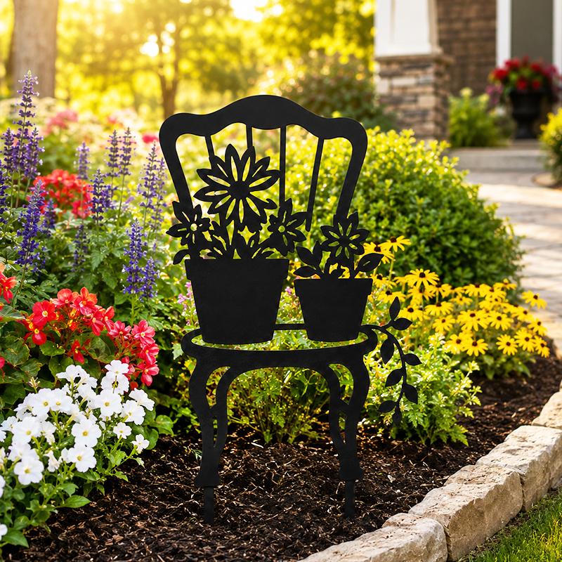 Vintage Metal Garden Chair - Etsy